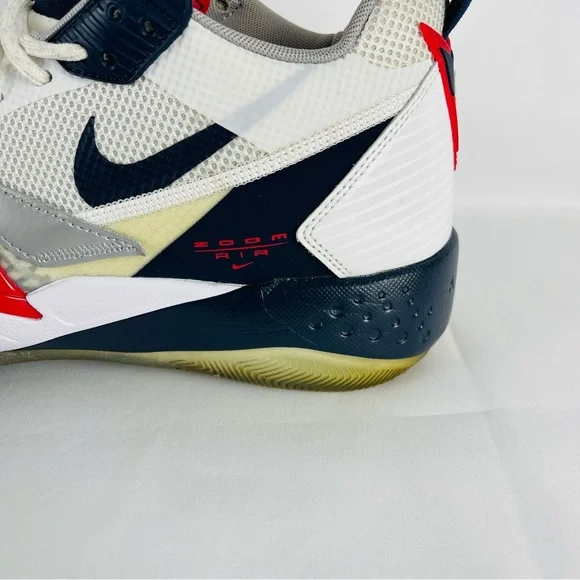 Men's Nike Air Jordan Zoom 92 USA Olympics Basketball Shoes CK9183-101 Size: 8 - Picture 3 of 14